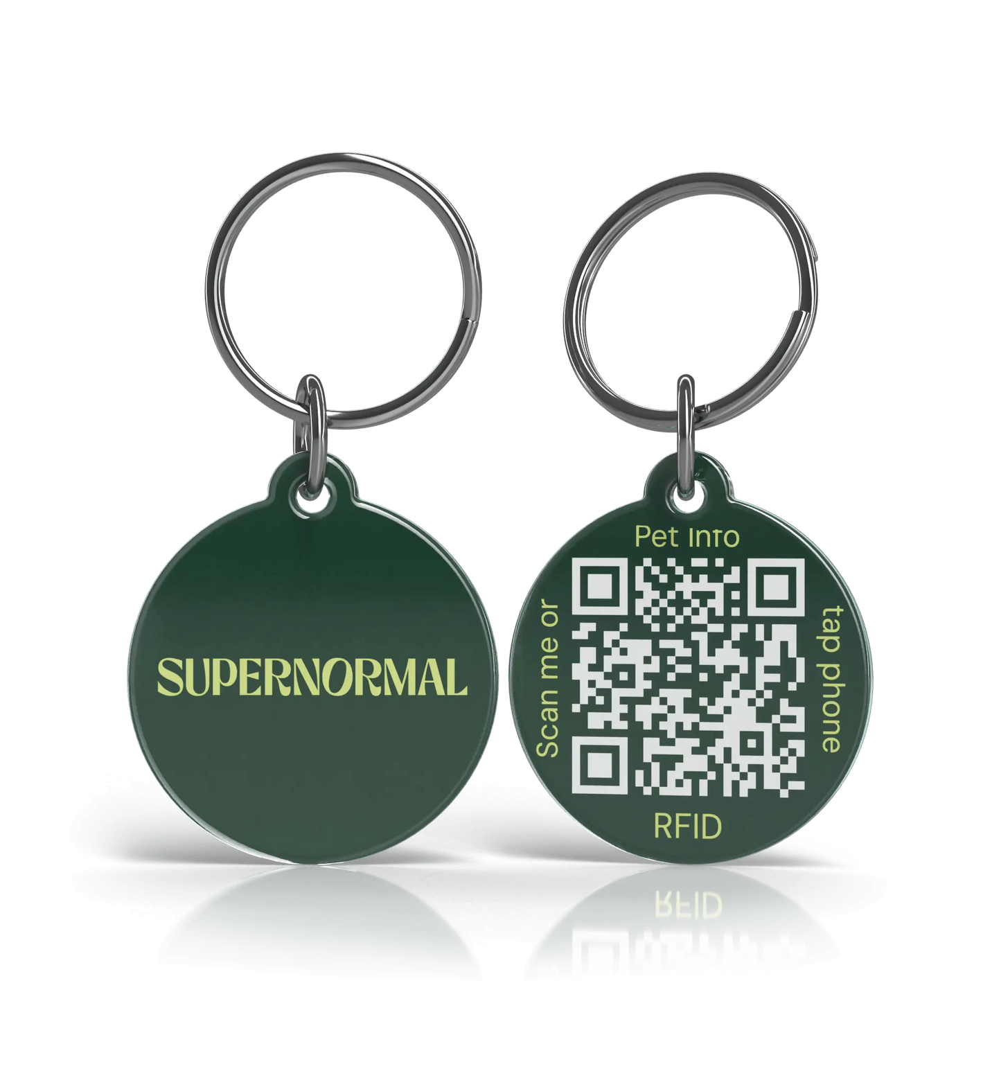 Supernormal QR Lifetime Tracking Pet Tag - GPS-Enabled Smart Pet ID