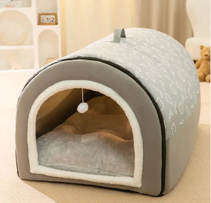Cozy Sanctuary Tunnel Dog Bed