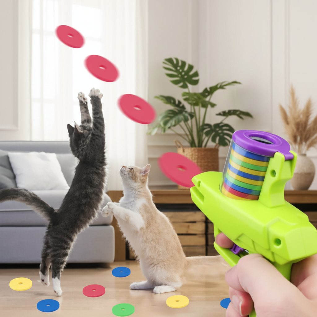 Interactive Cat Toy Launcher