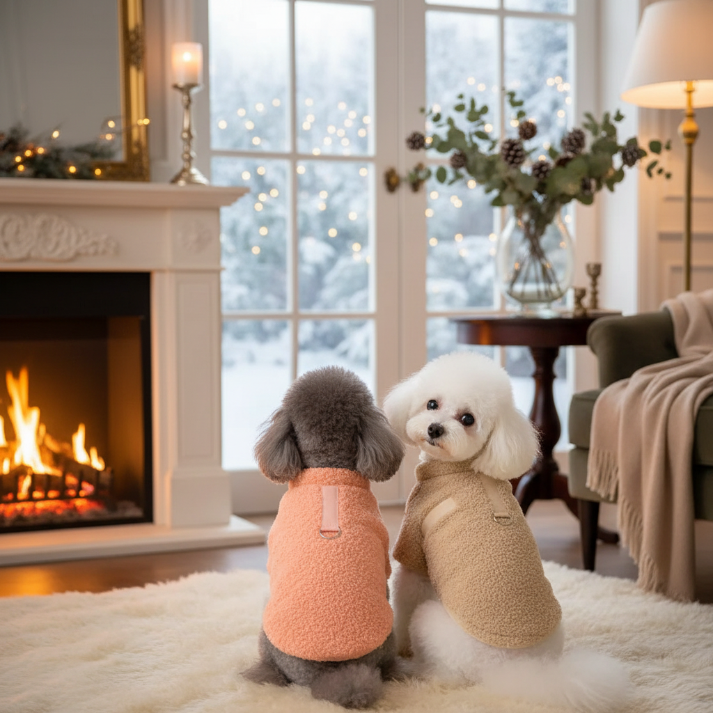Plush Winter Coat for Dogs