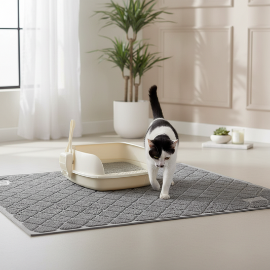 Premium Non-Slip Cat Litter Mat